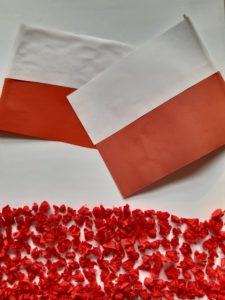 Praca flaga Polski